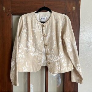 Patra Women's Elegant Cream Blazer